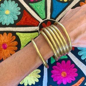 BudhaGirl Inspired bracelets-set of 7 gold